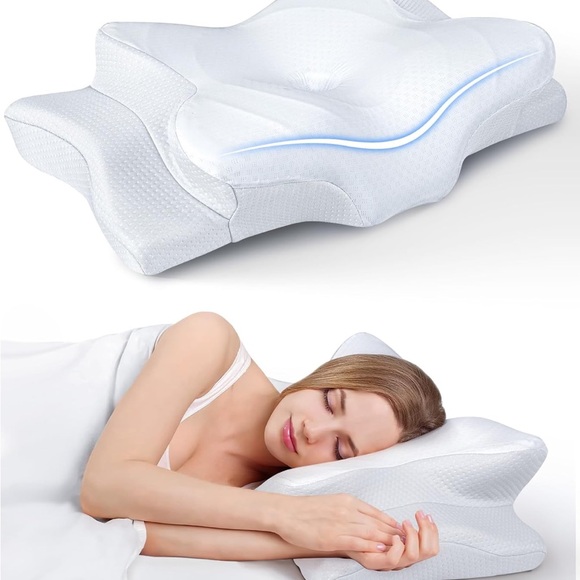 Cozyplayer Ergonomic White Pillow - Picture 4 of 5